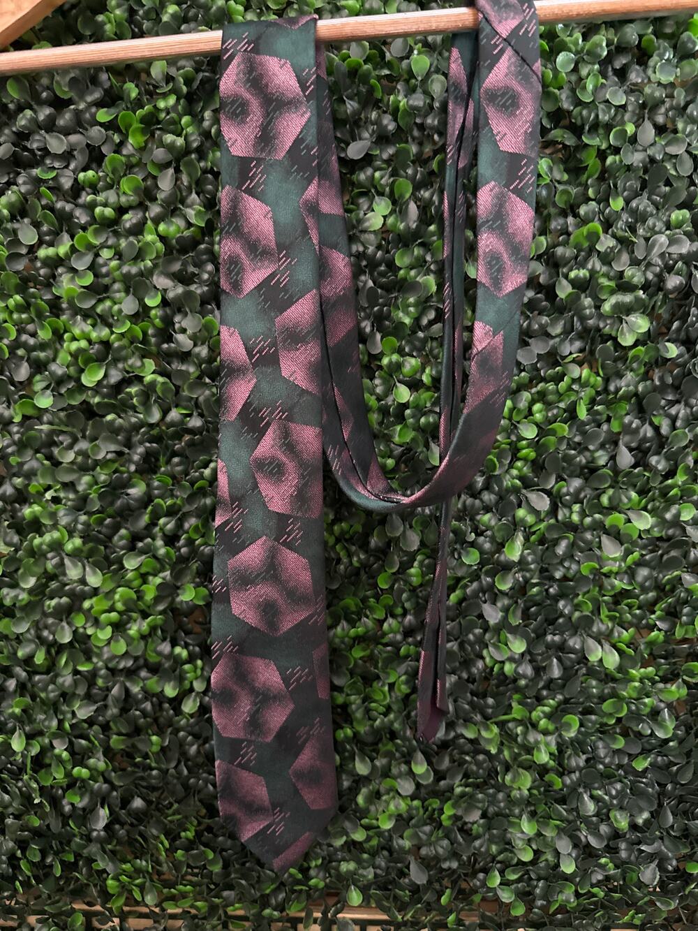 Elaan Vintage Retro Necktie, Classic, Thin Tie,